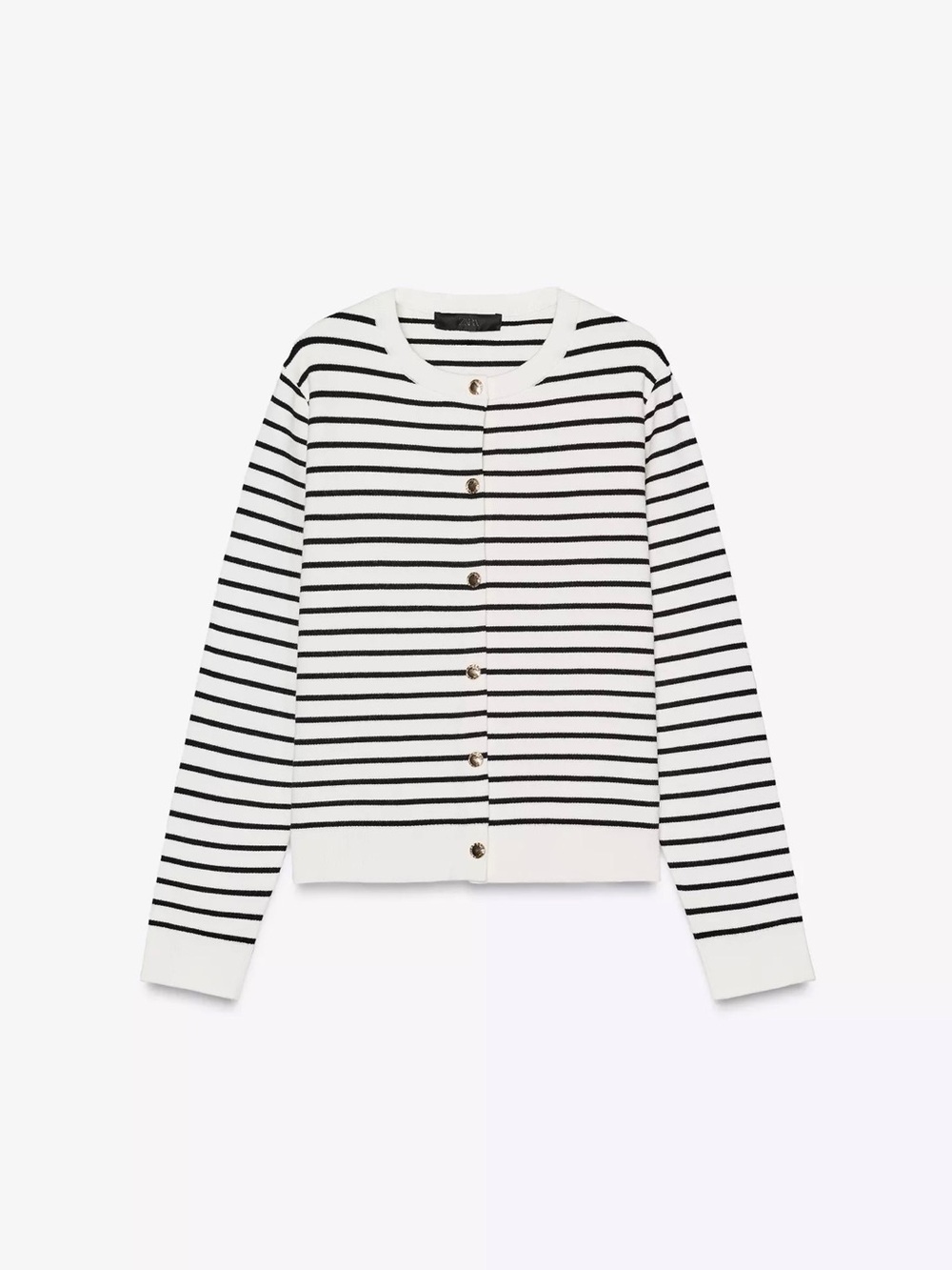 Zara Striped Knit Cardigan